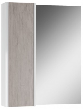 Шкаф-зеркало Uno 60 Дуб серый левый/правый Домино (DU1503HZ) в Менделеевске - mendeleevsk.ok-mebel.com | фото 2