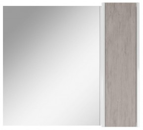 Шкаф-зеркало Uno 80 Дуб серый левый/правый Домино (DU1504HZ) в Менделеевске - mendeleevsk.ok-mebel.com | фото 5