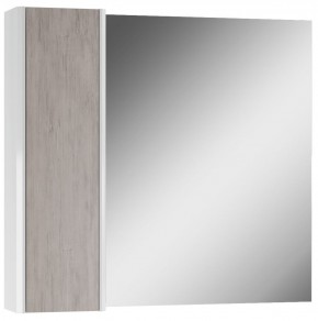 Шкаф-зеркало Uno 80 Дуб серый левый/правый Домино (DU1504HZ) в Менделеевске - mendeleevsk.ok-mebel.com | фото 6