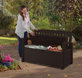 Скамья Patio Bench коричневый в Менделеевске - mendeleevsk.ok-mebel.com | фото 2