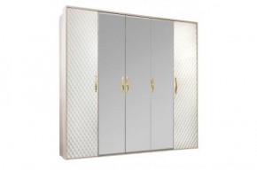 Спальня Lara 5-ти ств (белый глянец) в Менделеевске - mendeleevsk.ok-mebel.com | фото 2