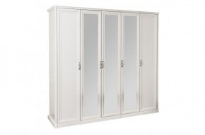 Спальня Мишель 5-ти ств (белый матовый/экокожа) в Менделеевске - mendeleevsk.ok-mebel.com | фото 2