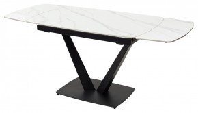 Стол ALATRI 120 MATT WHITE MARBLE SOLID CERAMIC / BLACK, ®DISAUR в Менделеевске - mendeleevsk.ok-mebel.com | фото 10