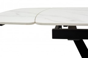 Стол ALATRI 120 MATT WHITE MARBLE SOLID CERAMIC / BLACK, ®DISAUR в Менделеевске - mendeleevsk.ok-mebel.com | фото 5