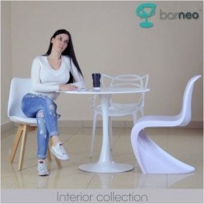 Стол Barneo T-3 Tulip style (RAL9003 белый, D100) в Менделеевске - mendeleevsk.ok-mebel.com | фото 5