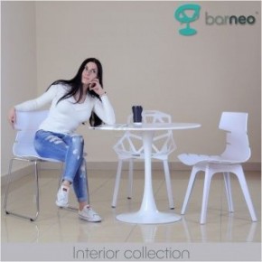 Стол Barneo T-3 Tulip style (RAL9003 белый, D90) в Менделеевске - mendeleevsk.ok-mebel.com | фото 6