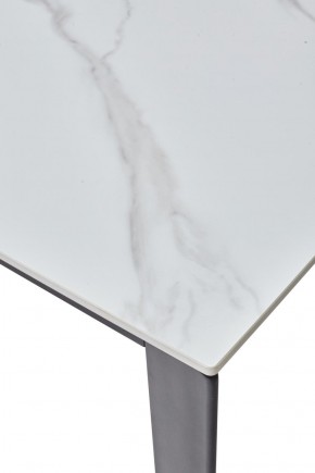 Стол CORNER 120 MATT WHITE MARBLE SOLID CERAMIC / BLACK, ®DISAUR в Менделеевске - mendeleevsk.ok-mebel.com | фото 8