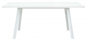 Стол ФИН 120 Белый, стекло/ Белый каркас М-City в Менделеевске - mendeleevsk.ok-mebel.com | фото 2