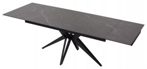 Стол FORIO 160 MATT BLACK MARBLE SOLID CERAMIC / BLACK, ®DISAUR в Менделеевске - mendeleevsk.ok-mebel.com | фото 5