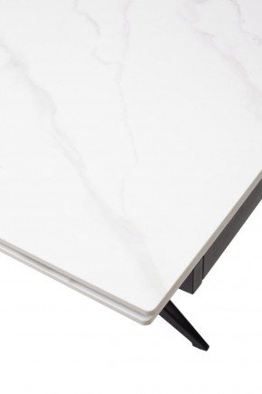 Стол FORIO 160 MATT WHITE MARBLE SOLID CERAMIC / BLACK, ®DISAUR в Менделеевске - mendeleevsk.ok-mebel.com | фото 9