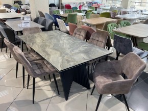 Стол IVAR 180 MARBLES KL-80 Серый мрамор, итальянская керамика, ®DISAUR в Менделеевске - mendeleevsk.ok-mebel.com | фото 11