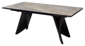 Стол IVAR 180 MARBLES KL-80 Серый мрамор, итальянская керамика, ®DISAUR в Менделеевске - mendeleevsk.ok-mebel.com | фото 2