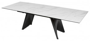 Стол IVAR 180 MARBLES KL-99 Белый мрамор, итальянская керамика, ®DISAUR в Менделеевске - mendeleevsk.ok-mebel.com | фото 9
