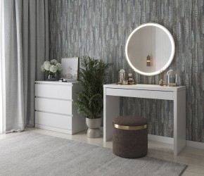 Стол косметический Энкель 100 белый в Менделеевске - mendeleevsk.ok-mebel.com | фото 4