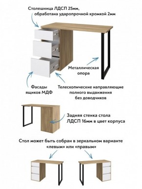 Стол письменный Эконом стандарт С-401 в Менделеевске - mendeleevsk.ok-mebel.com | фото 6