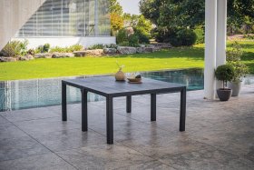 Стол раскладной Джули (Julie Double table 2 configurations) Графит в Менделеевске - mendeleevsk.ok-mebel.com | фото 2