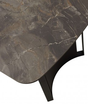 Стол RASMUS 160 KL-80 Серый мрамор, итальянская керамика / черный каркас, ®DISAUR в Менделеевске - mendeleevsk.ok-mebel.com | фото 9