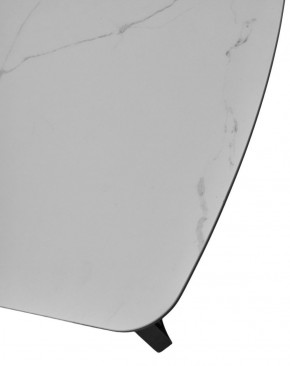 Стол RASMUS 160 TL-45 Белый мрамор, испанская керамика / черный каркас, ®DISAUR в Менделеевске - mendeleevsk.ok-mebel.com | фото 6