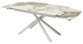 Стол RIVOLI 140 GLOSS LUXURY PANDORA SOLID CERAMIC / WHITE, ®DISAUR в Менделеевске - mendeleevsk.ok-mebel.com | фото 8