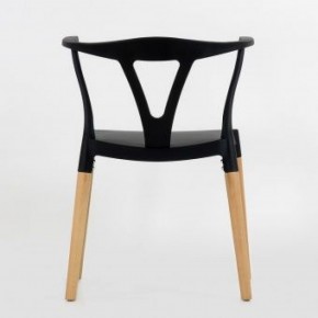Стул Barneo N-218 Wishbone интерьерный кухонный черный в Менделеевске - mendeleevsk.ok-mebel.com | фото 2