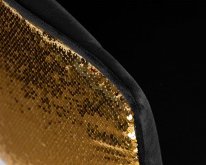 Стул барный DOBRIN DARCY GOLD SHINY, черный велюр с золотыми пайетками в Менделеевске - mendeleevsk.ok-mebel.com | фото 8