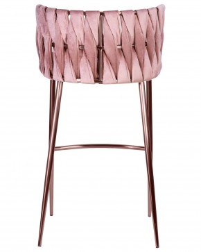 Стул барный DOBRIN EMMA ROSE GOLD, розовый велюр (VF-10) в Менделеевске - mendeleevsk.ok-mebel.com | фото 5