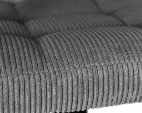 Стул барный DOBRIN KRUGER ARM BLACK, серый вельвет (LAR-E2041-25) в Менделеевске - mendeleevsk.ok-mebel.com | фото 8