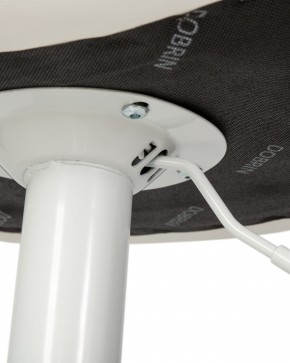 Стул барный DOBRIN TAILOR WHITE, белый PU в Менделеевске - mendeleevsk.ok-mebel.com | фото 7