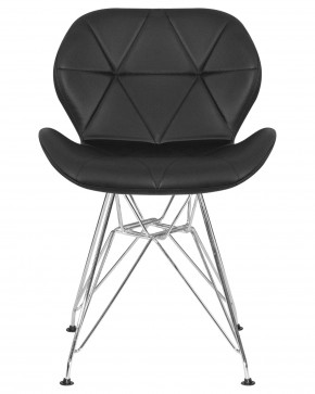 Стул обеденный DOBRIN BUTTERFLY CHROME, ножки хром, цвет чёрный в Менделеевске - mendeleevsk.ok-mebel.com | фото 7