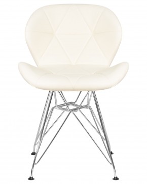 Стул обеденный DOBRIN BUTTERFLY CHROME, ножки хром, цвет кремовый в Менделеевске - mendeleevsk.ok-mebel.com | фото 6