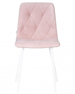 Стул обеденный DOBRIN CHILLY ROMBO, Розовый Simple 03, основание белый в Менделеевске - mendeleevsk.ok-mebel.com | фото 6