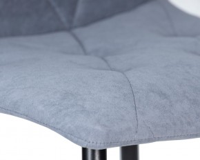 Стул обеденный DOBRIN CHILLY ROMBO, Серо-голубой Simple 26, основание черное в Менделеевске - mendeleevsk.ok-mebel.com | фото 9