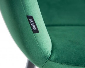 Стул обеденный DOBRIN CHILLY, Темно-зеленый Holland 30, основание черное в Менделеевске - mendeleevsk.ok-mebel.com | фото 10