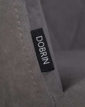 Стул обеденный DOBRIN ROBY, ЭМАЛЬ ЧЕРНЫЙ МУАР велюр Catania Stone в Менделеевске - mendeleevsk.ok-mebel.com | фото 7