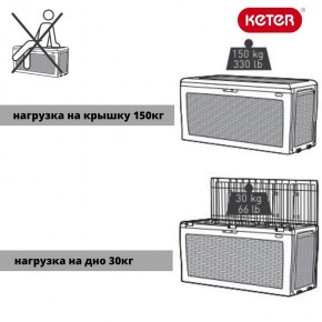 Сундук Samoa Rattan Box 270 L в Менделеевске - mendeleevsk.ok-mebel.com | фото 5