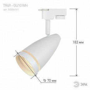 Светильник на штанге Эра  TR49 - GU10 WH в Менделеевске - mendeleevsk.ok-mebel.com | фото 4