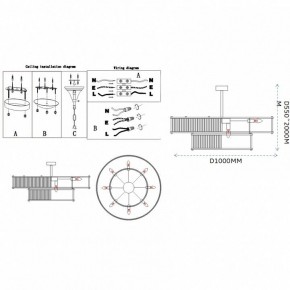 Светильник на штанге Imperiumloft RH Marais Round Chandelier 40,2668 в Менделеевске - mendeleevsk.ok-mebel.com | фото 11