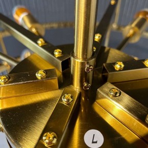 Светильник на штанге Imperiumloft RH Marais Round Chandelier 40,2668 в Менделеевске - mendeleevsk.ok-mebel.com | фото 5