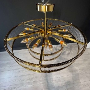 Светильник на штанге Imperiumloft RH Marais Round Chandelier 40,2668 в Менделеевске - mendeleevsk.ok-mebel.com | фото 8