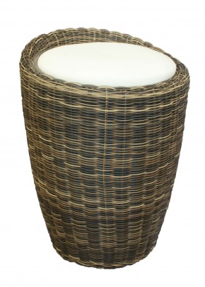 Табурет с местом для хранения LM-1100Rattan, кремовый в Менделеевске - mendeleevsk.ok-mebel.com | фото