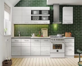 ТЕХНО-2 Кухонный гарнитур 2,0 в Менделеевске - mendeleevsk.ok-mebel.com | фото 2