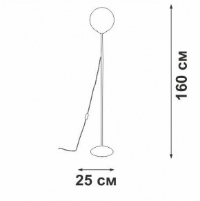 Торшер Vitaluce V2842 V2842-0/1P в Менделеевске - mendeleevsk.ok-mebel.com | фото 3