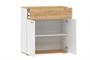 Тумба НМ 013.77 "Санти" (Белый/Крафт Золотой) в Менделеевске - mendeleevsk.ok-mebel.com | фото 2