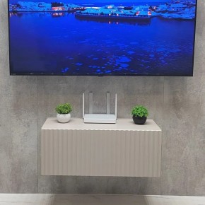 Тумба подвесная под ТВ LINES MTV1-MA 750 Бежевый (Леда-М 10.1.5) в Менделеевске - mendeleevsk.ok-mebel.com | фото 5