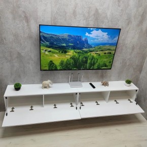 Тумба подвесная под ТВ LINES MTV4-MA 1150 Белый матовый (Белый-M 10.1.2) в Менделеевске - mendeleevsk.ok-mebel.com | фото 11