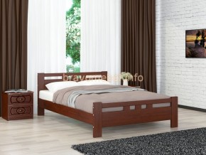 ВЕРОНИКА-2 Кровать из массива 1600  в Менделеевске - mendeleevsk.ok-mebel.com | фото 3