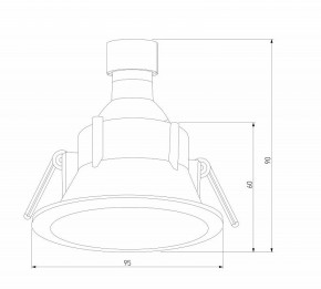 Встраиваемый светильник Elektrostandard Side 25059/01 в Менделеевске - mendeleevsk.ok-mebel.com | фото 6