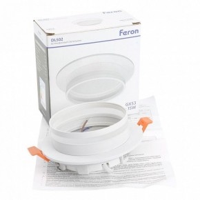 Встраиваемый светильник Feron DL502 51089 в Менделеевске - mendeleevsk.ok-mebel.com | фото 9