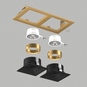 Встраиваемый светильник Lightstar Domino D5230707GMOD в Менделеевске - mendeleevsk.ok-mebel.com | фото 2