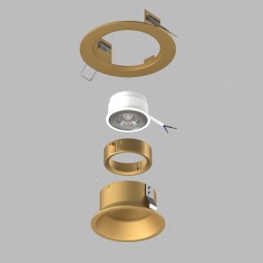 Встраиваемый светильник Lightstar Domino D61303GMOD в Менделеевске - mendeleevsk.ok-mebel.com | фото 3